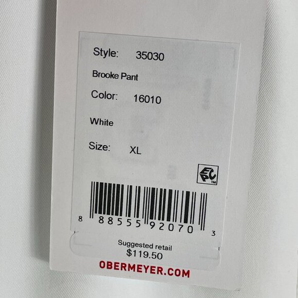 NEW Obermeyer Teen Girls XL Brooke White Snow Pants Ski Snowboard Insulated - Picture 4 of 14